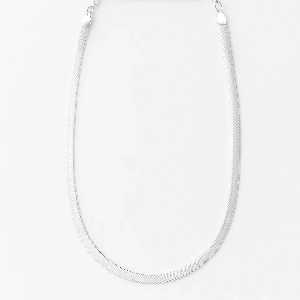 Colar de Prata Fita (Chocker)