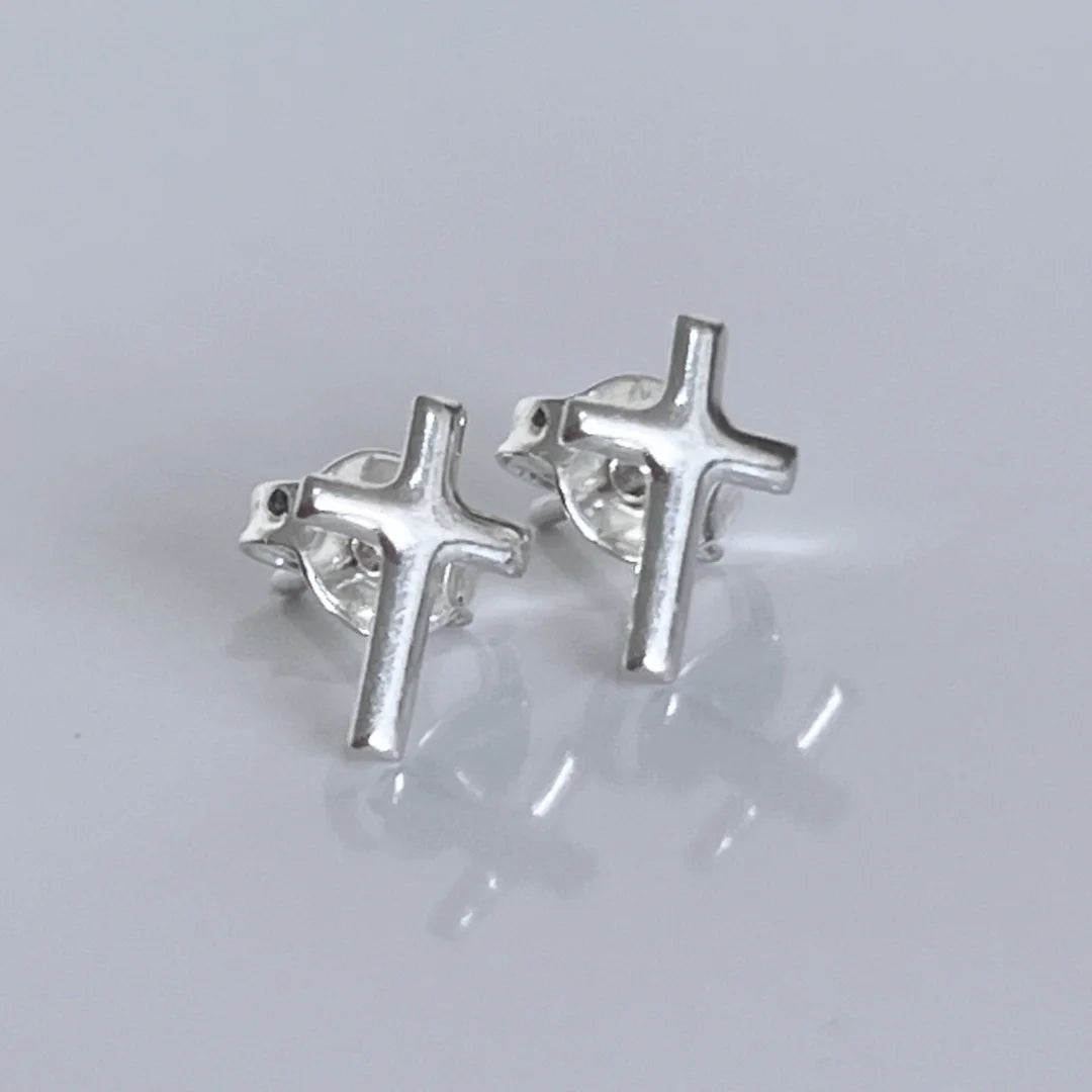 Brinco Cruz Prata 925