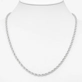 Colar de Prata Elos Entrelaçados (Regulável)