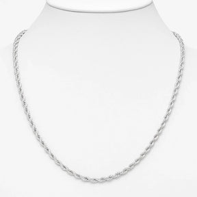 Colar de Prata Elos Entrelaçados (Regulável)