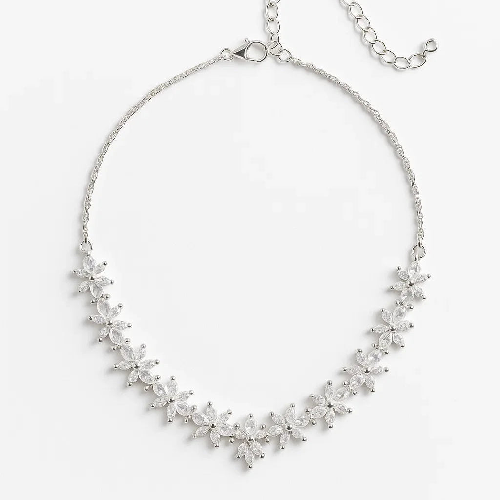 Colar Cristal Estrellar [Prata 925]