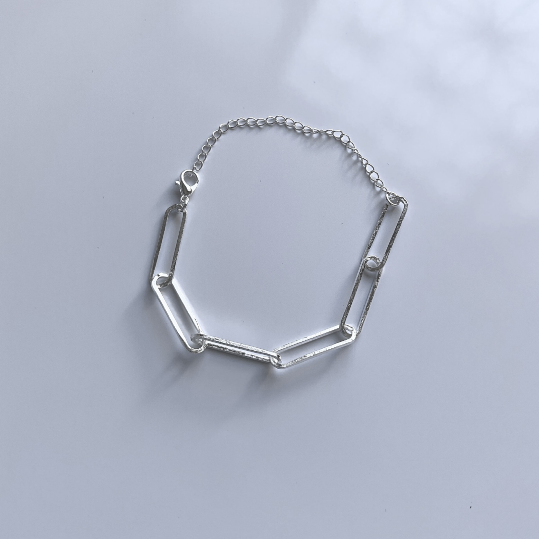 Pulseira Prata de Corrente