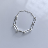 Pulseira Prata de Corrente