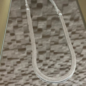 Colar de Prata Fita (Chocker)