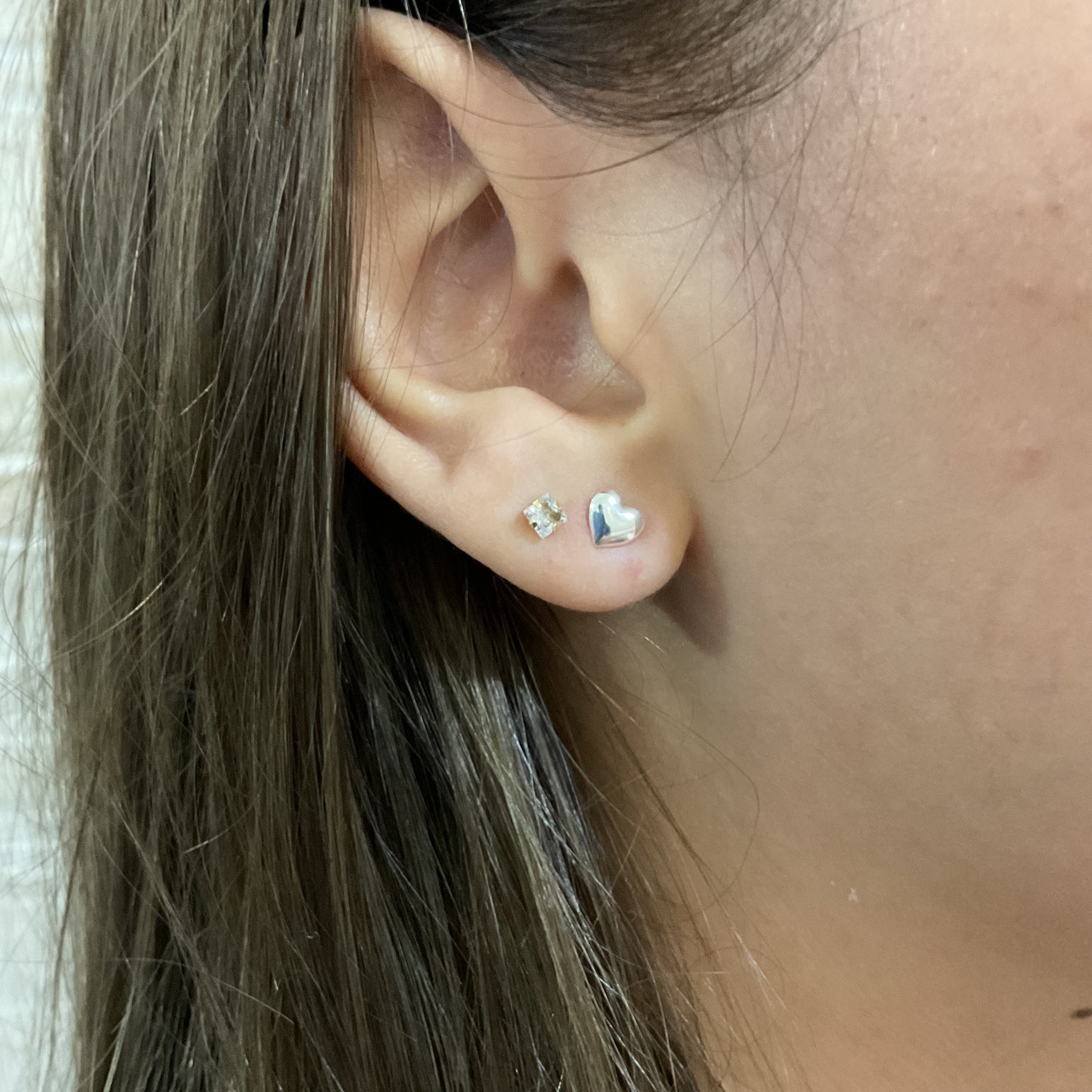 Brinco de Coração [Prata 925]