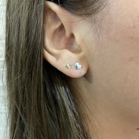 Brinco de Coração [Prata 925]