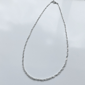 Colar Chocker Correntinha Entrelaçada [Prata 925]